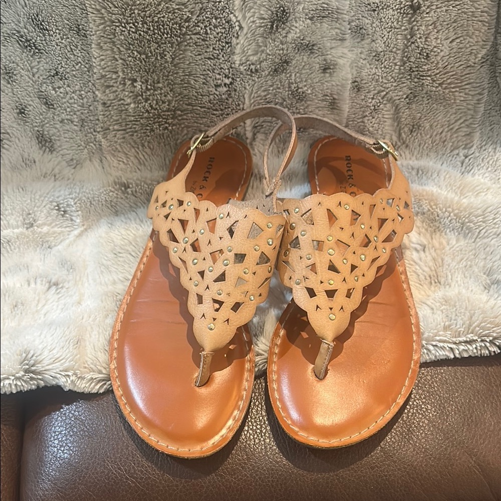 Tan Leather Sandals